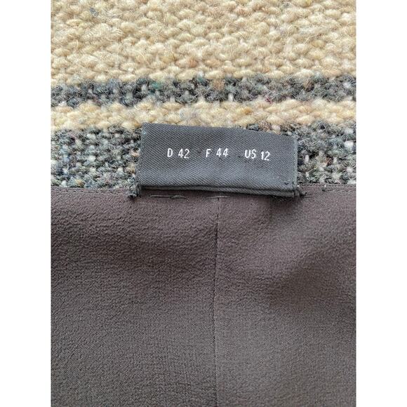 Akris Women's Size 12 Black Lined 100% Lightweight Wool Tank Top Made in Italy - Picture 7 of 9